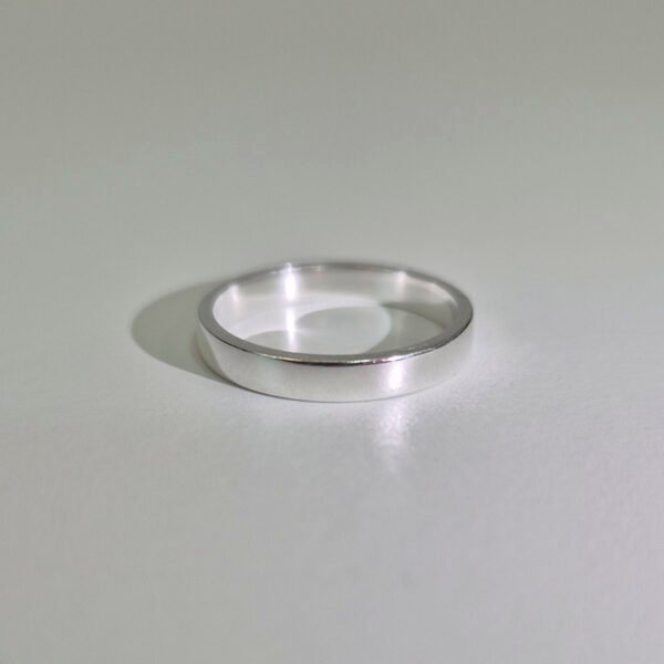Anillo de plata artesanal pulido - Imagen 2