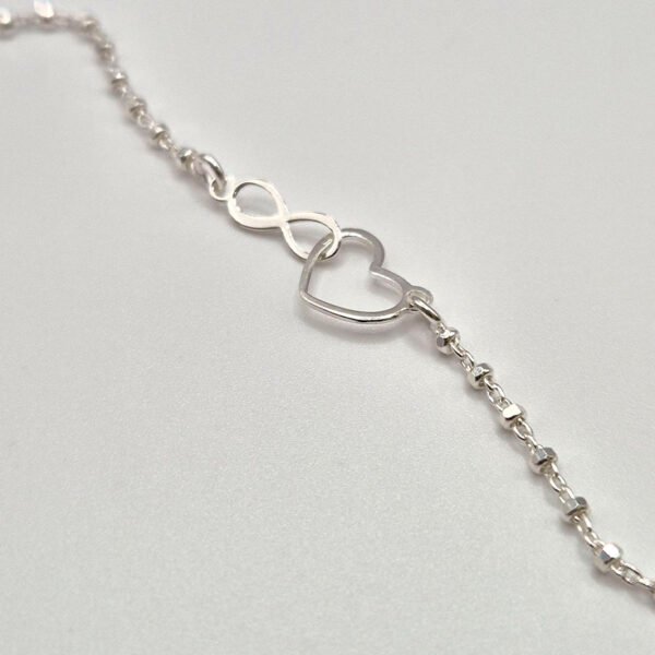 Corazón + Infinito de Plata