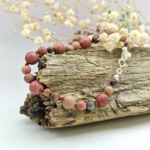 Pulsera Órbita Rodonita